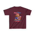 Kids Patriotic T-Shirt — 'Stars, Stripes & Smiles' All-American Dog Graphic Tee