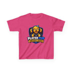 Kids T‑Shirt — "Player Pup" Birthday Gamer Graphic Tee