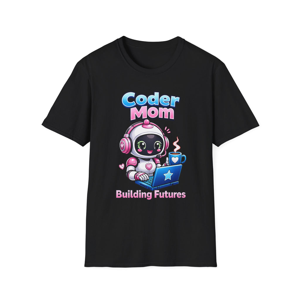 Mom Coding Robot T-Shirt – Support Crew Graphic Tee