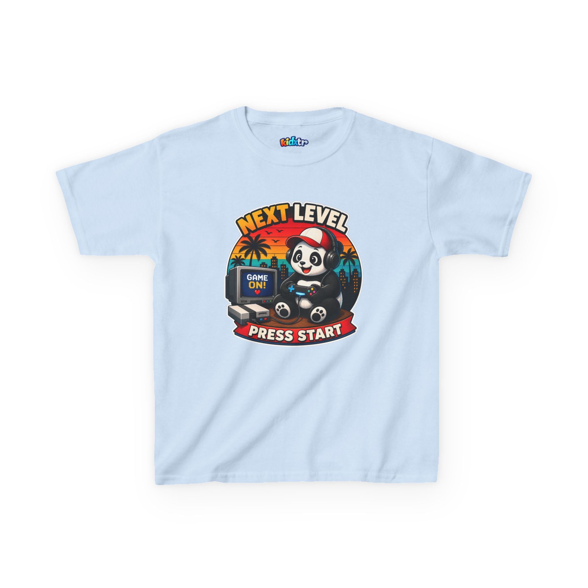Kidxtr™ Kids Gamer T-Shirt — 'Old School' Gamer Graphic Tee
