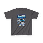 Kids Robot T-Shirt — 'Future AI Hero' Cute Robot STEM Graphic Tee