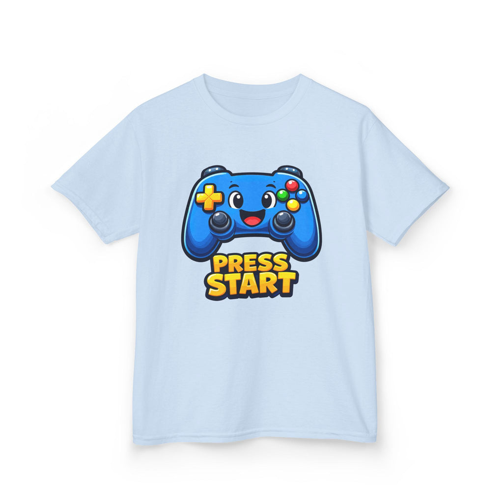 Kids Game Controller T-Shirt — 'Press Start' Gaming Graphic Tee