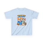 Kids Friendship T-Shirt — 'Friends Make Life Better' Cute Cat & Dog Graphic Tee