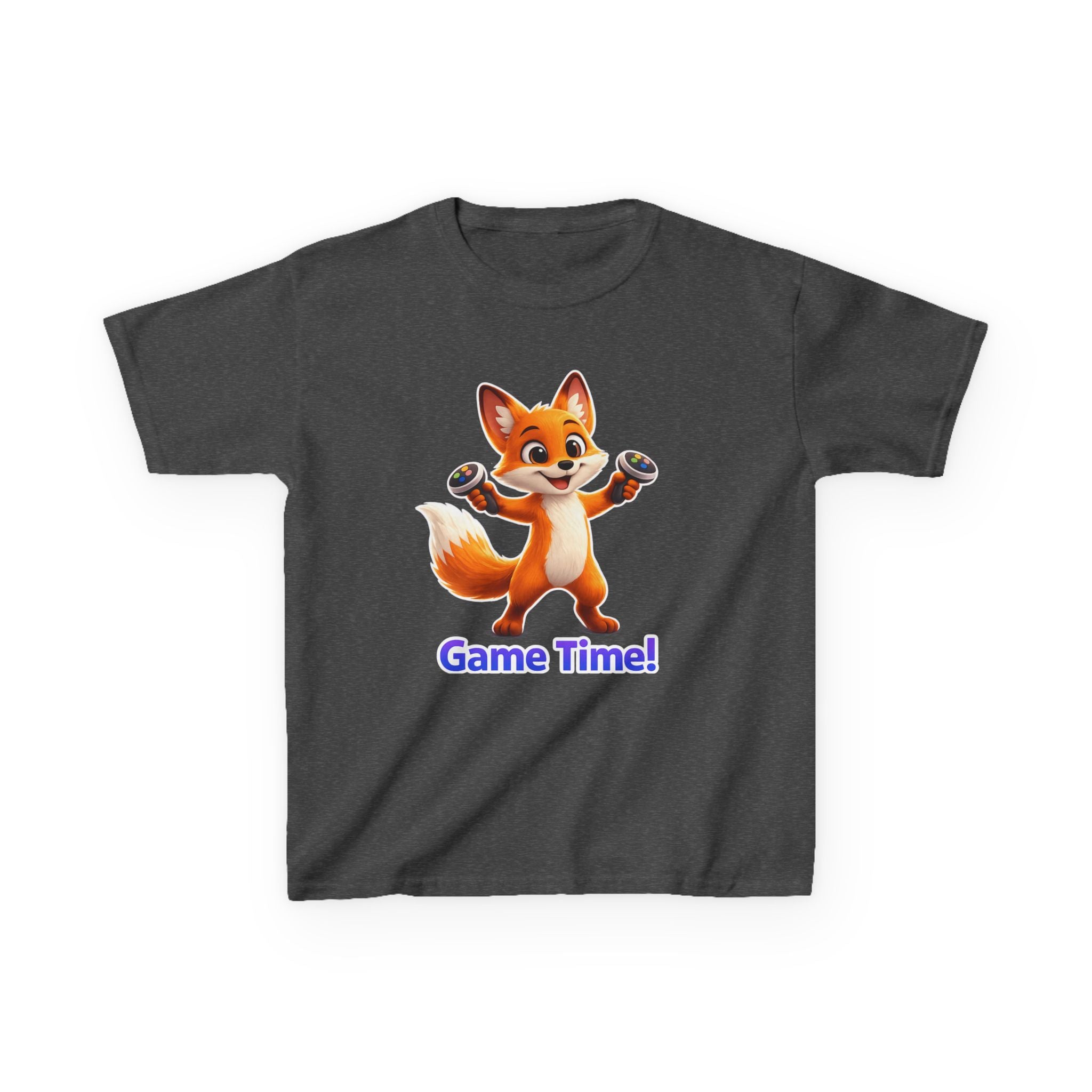 Kids Gamer T-Shirt – Fox Game Time Graphic Tee