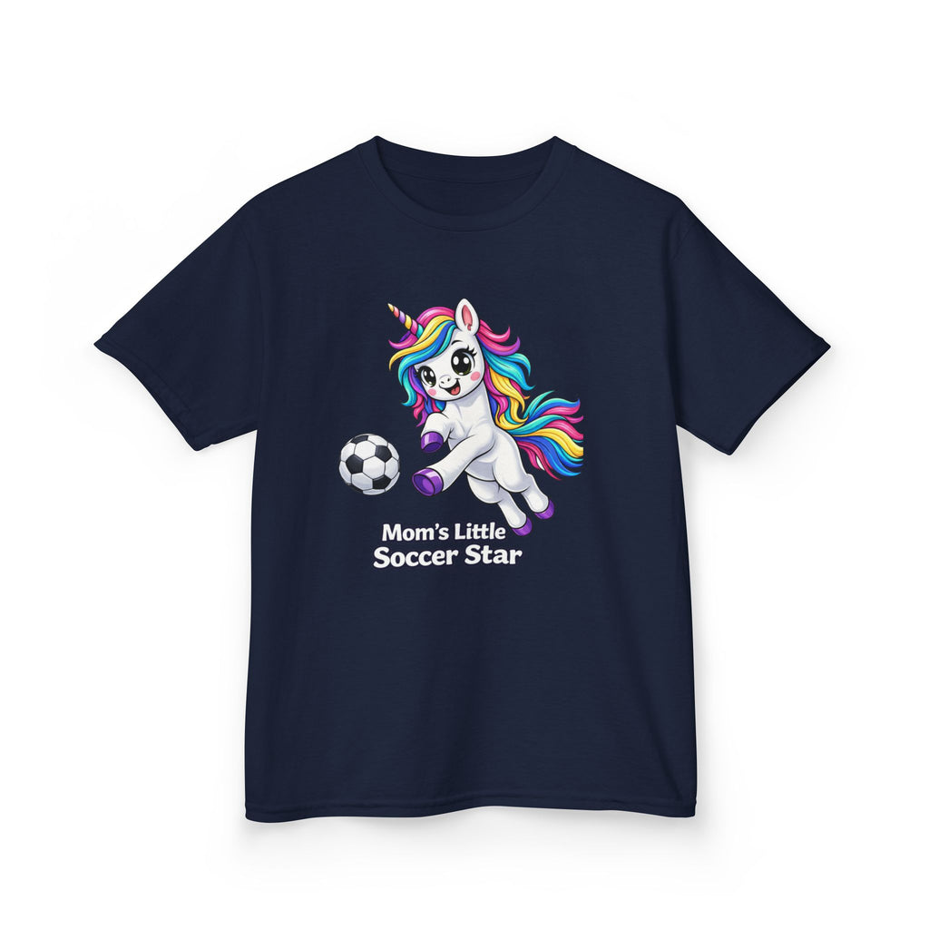 Kids Soccer Unicorn T-Shirt – Mom's Star Graphic Tee
