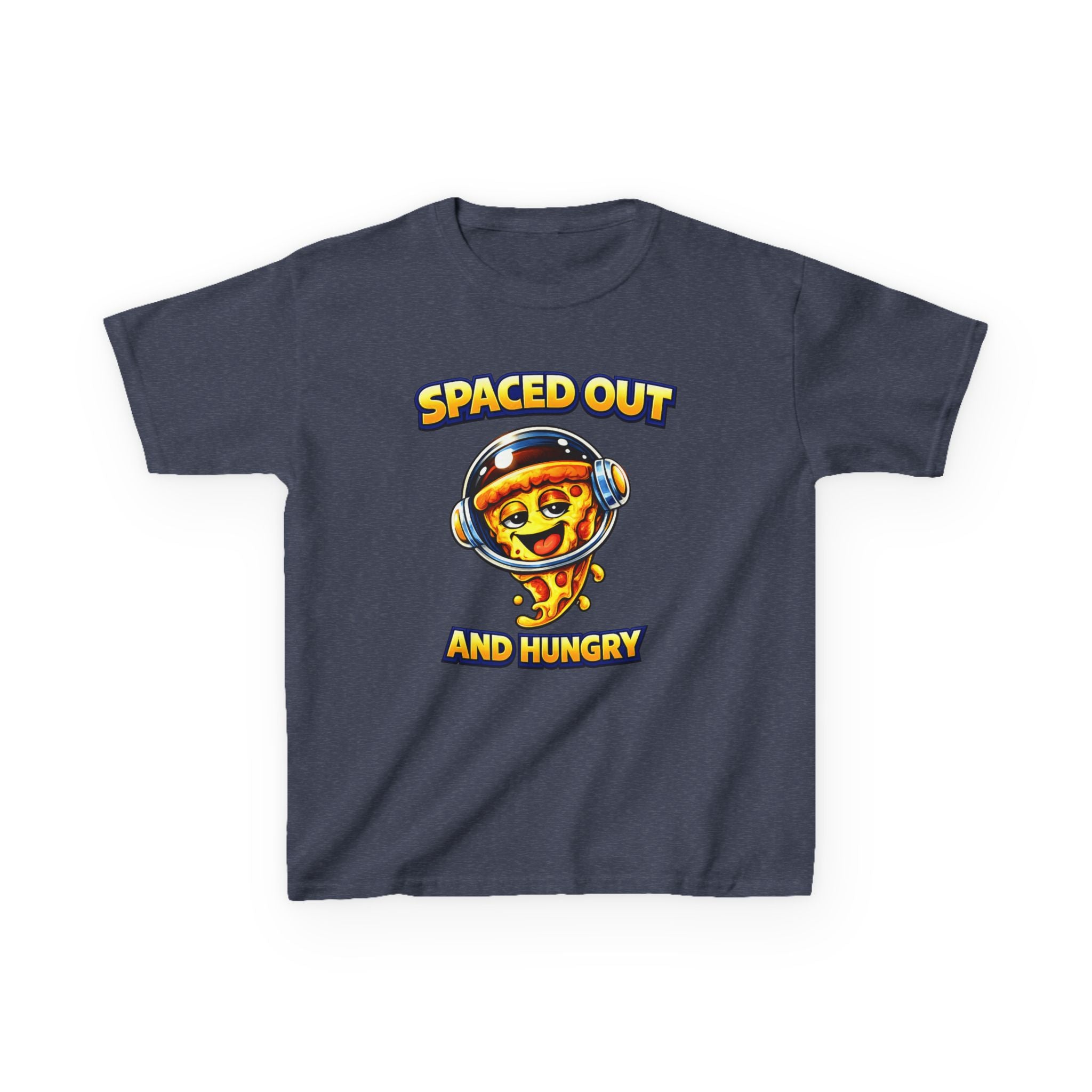 Kids Space T-Shirt – Astronaut Pizza Graphic Tee
