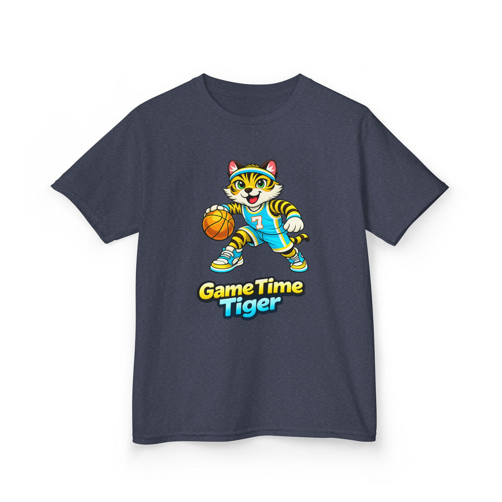 Kids Basketball Tiger T-Shirt – Game Time Graphic Tee