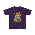 Kids Preschool T-Shirt — 'Straight Outta Preschool' Teddy Graduation Graphic Tee