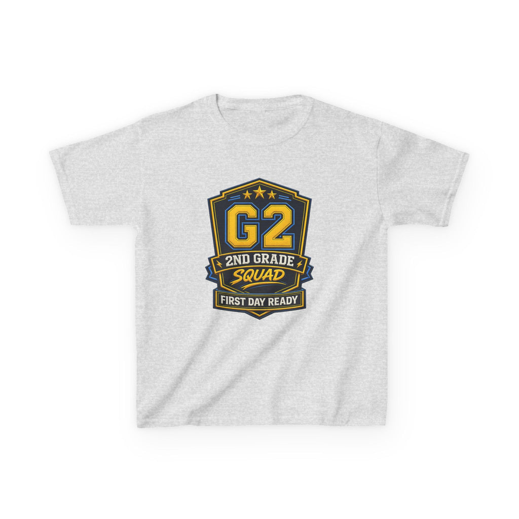 Kids 2nd Grade T-Shirt — 'G2 First Day Ready' Back-to-School Graphic Tee