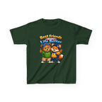 Kids Friendship T-Shirt — 'Best Friends Make Life Better' Cute Bear & Fox Graphic Tee