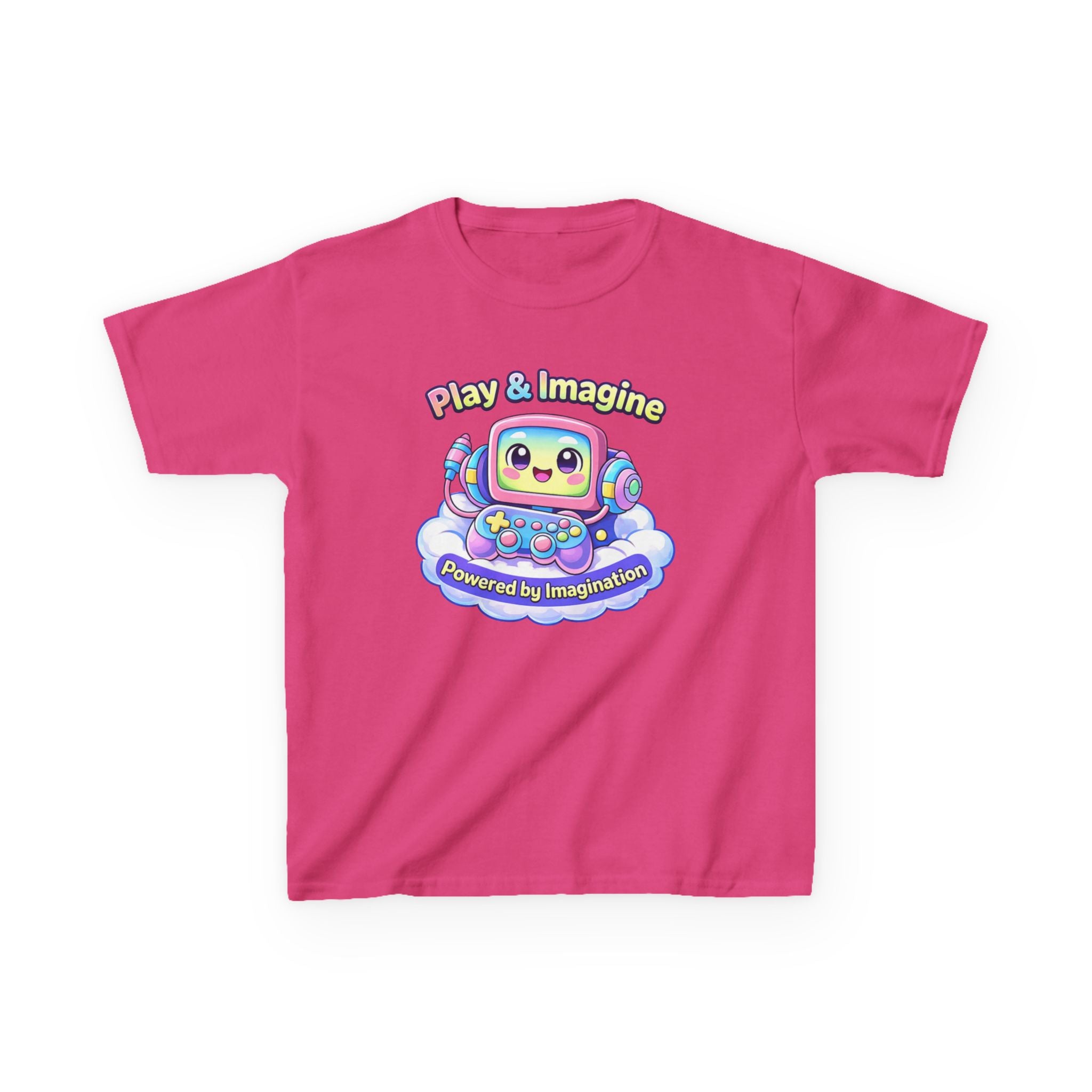 Kids Gamer T-Shirt – Colorful Controller Graphic Tee