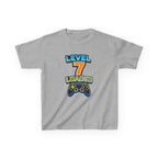 Kids Birthday T-Shirt — 'Level 7 Loaded' Birthday Gamer Graphic Tee