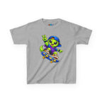 Kidxtr™ Kids Alien T-Shirt — Alien Skateboarding Graphic Tee