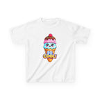 Kids Ice Cream T-Shirt — 'So Cool!' Kawaii Ice Cream Cone Graphic Tee