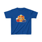 Kids Breakfast T-Shirt — 'Short Stack' Cute Pancake Stack with Smiling Berries Graphic Tee