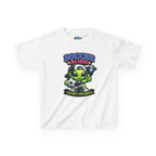 Kidxtr™ Kids Soccer T-Shirt — 'Too Fast for Earth' Soccer Alien Graphic Tee
