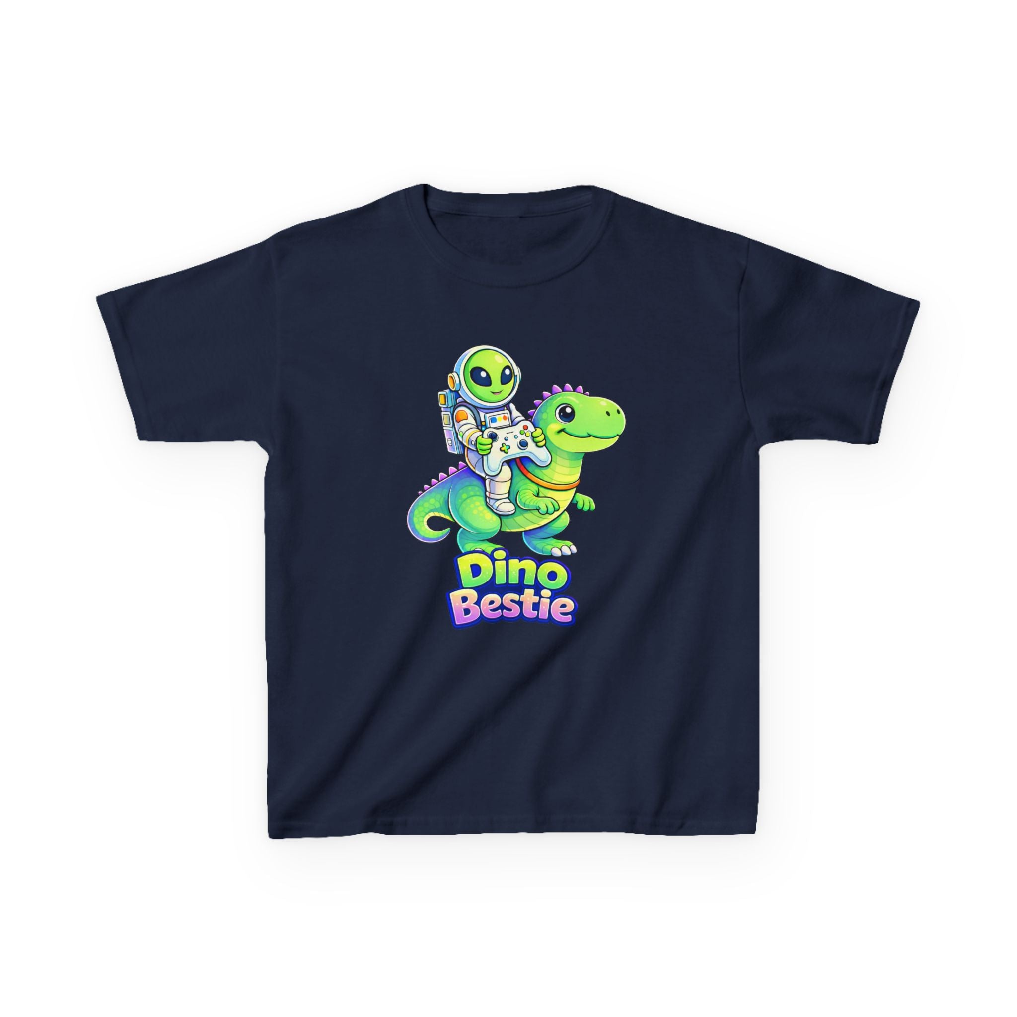Kids Gamer T-Shirt – Dino Bestie Graphic Tee