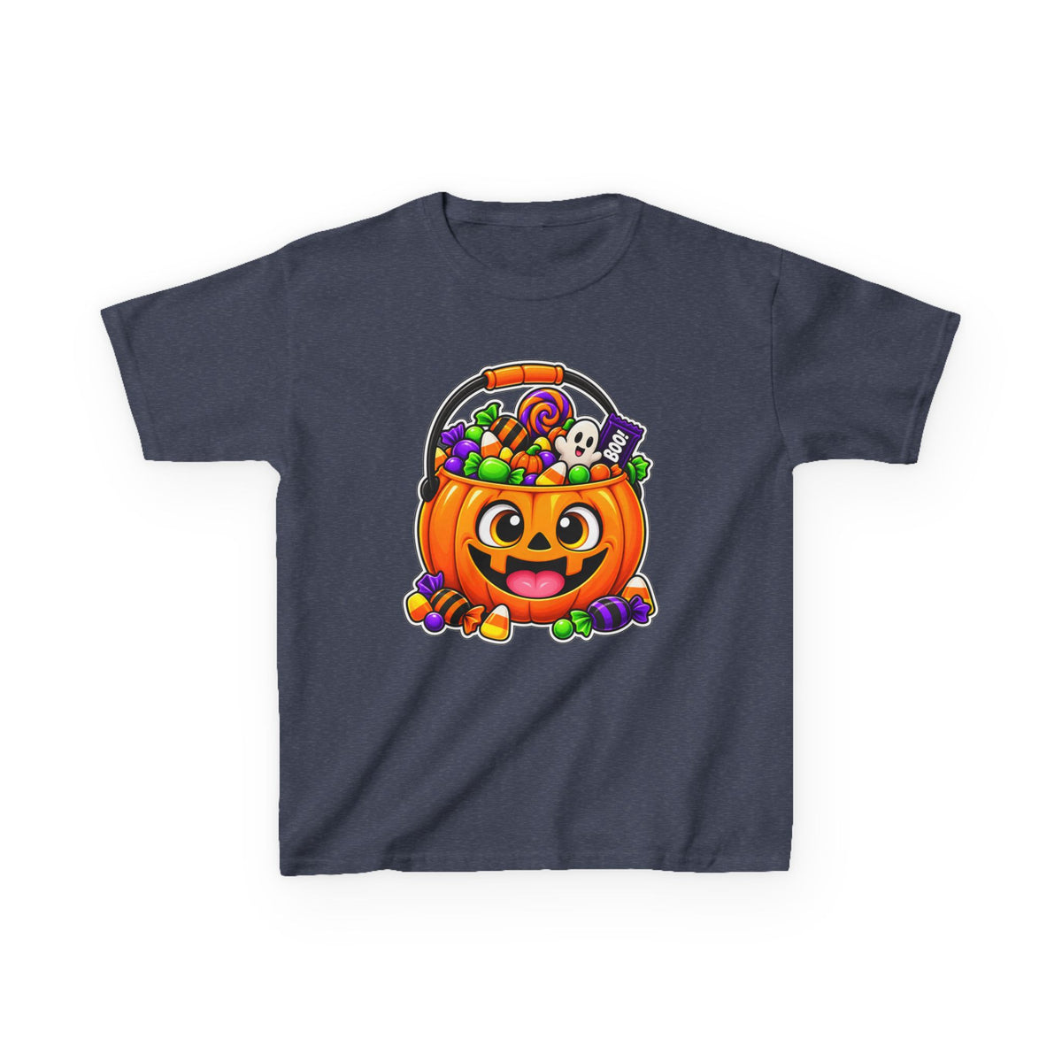 Kidxtr™ Kids Pumpkin T-Shirt — 'Spooky Season' Halloween Graphic Tee