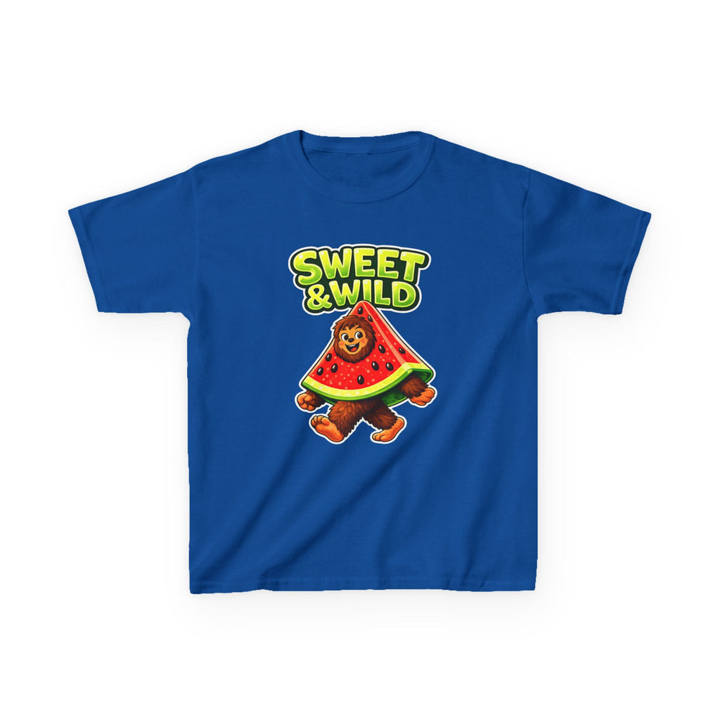 Kids Watermelon T-Shirt — 'Sweet & Wild' Fun Fruit Graphic Tee