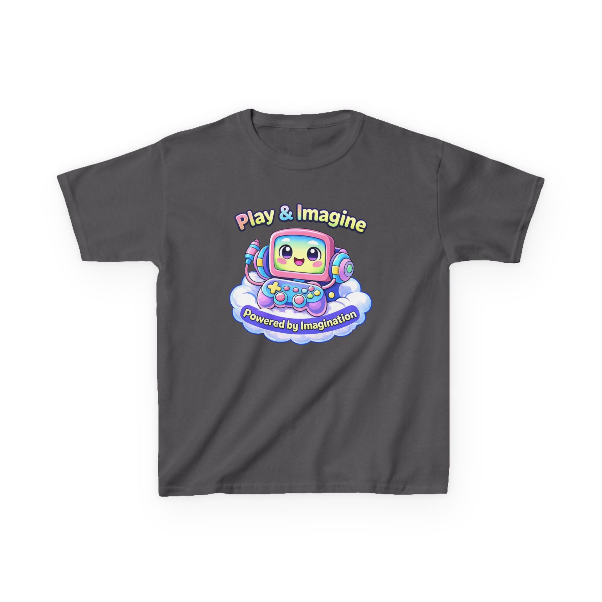 Kids Gamer T-Shirt – Colorful Controller Graphic Tee