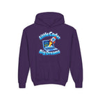 Kidxtr™ Kids Coder Hoodie — 'Little Coder, Big Dreams' Graphic Hoodie