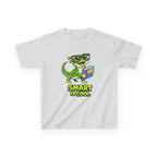 Kids Gecko T-Shirt — 'Smart Is Cool' Cartoon Gecko Graphic Tee