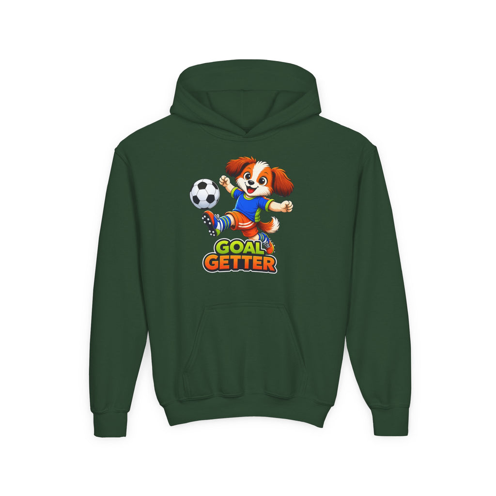 Kidxtr™ Kids Soccer Hoodie — 'Goal Getter' Champion Graphic Hoodie