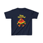 Kids Sasquatch T-Shirt — 'Stay Squatchy!' Watermelon Graphic Tee