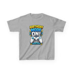 Kids Birthday T-Shirt — 'Birthday Mode On' Gamer Controller Graphic Tee