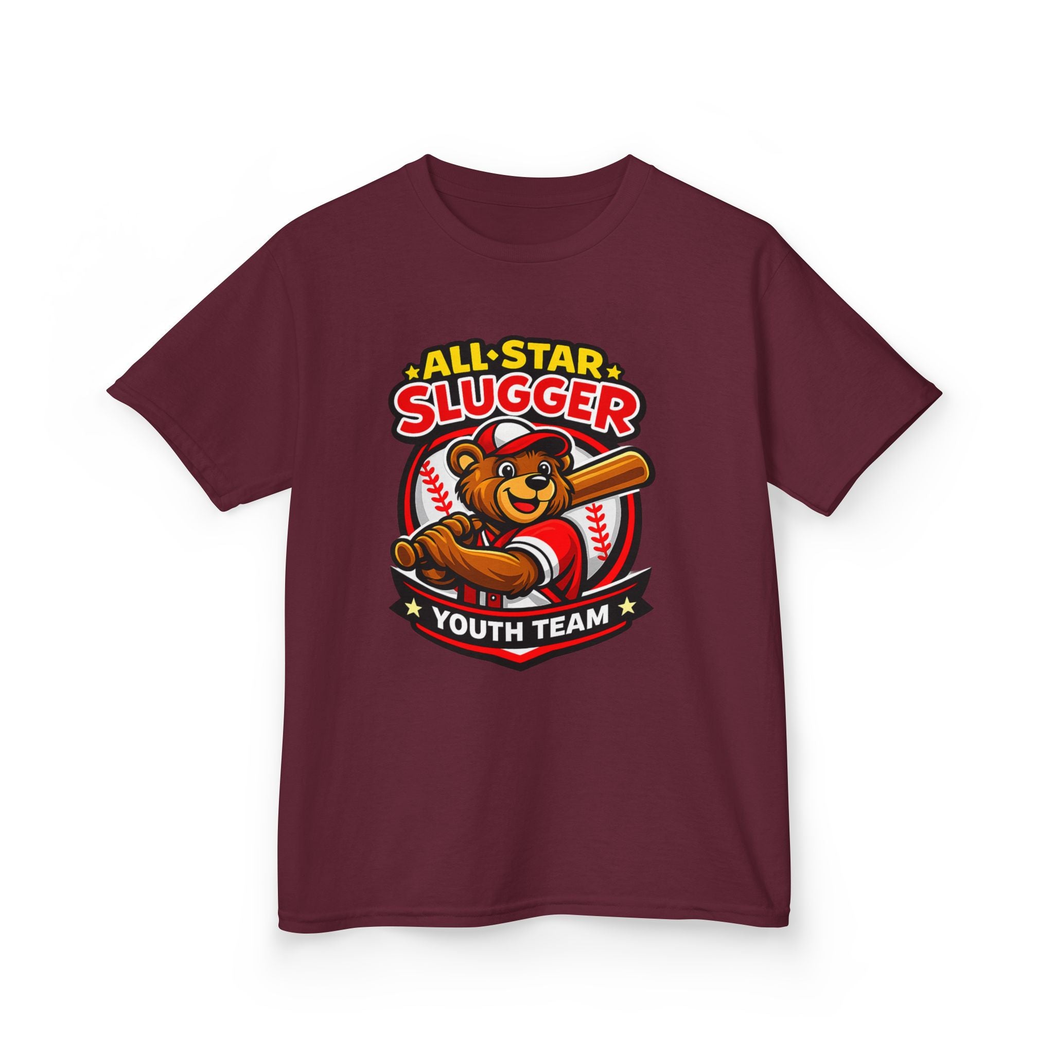 Kids Baseball T-Shirt – All Star Slugger Graphic Tee