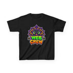 Kidxtr™ Kids Spider Web T-Shirt — 'Web Crew' Halloween Graphic Tee