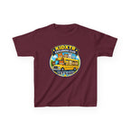 Kids School T-Shirt — 'Let’s Go!' KIDXTR Explorers Club Bus Graphic Tee