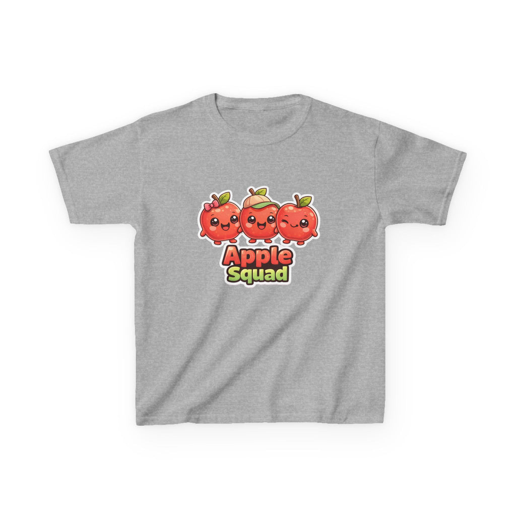 Kids Apple T-Shirt — 'Apple Squad' Cute Fruit Graphic Tee