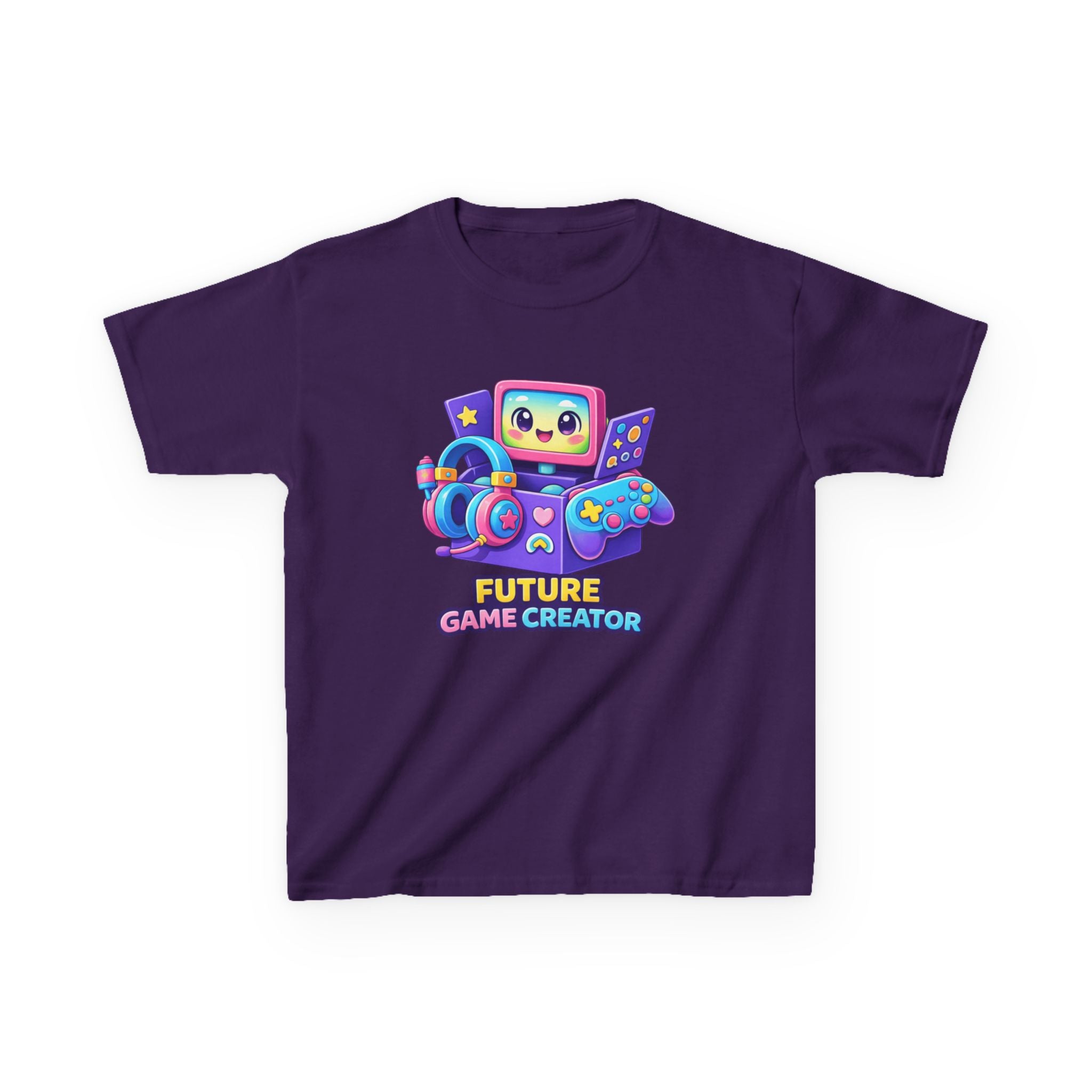 Kids Gaming T-Shirt — 'Future Game Creator' Retro Game Console Graphic Tee