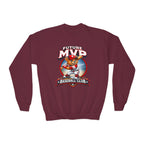 Kidxtr™ Kids MVP Crewneck Sweatshirt — 'MVP Energy' Bold Graphic Youth Sweatshirt