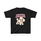 Kids Poodle T-Shirt — 'Fur-Ever Fabulous!' Poodle Graphic Tee