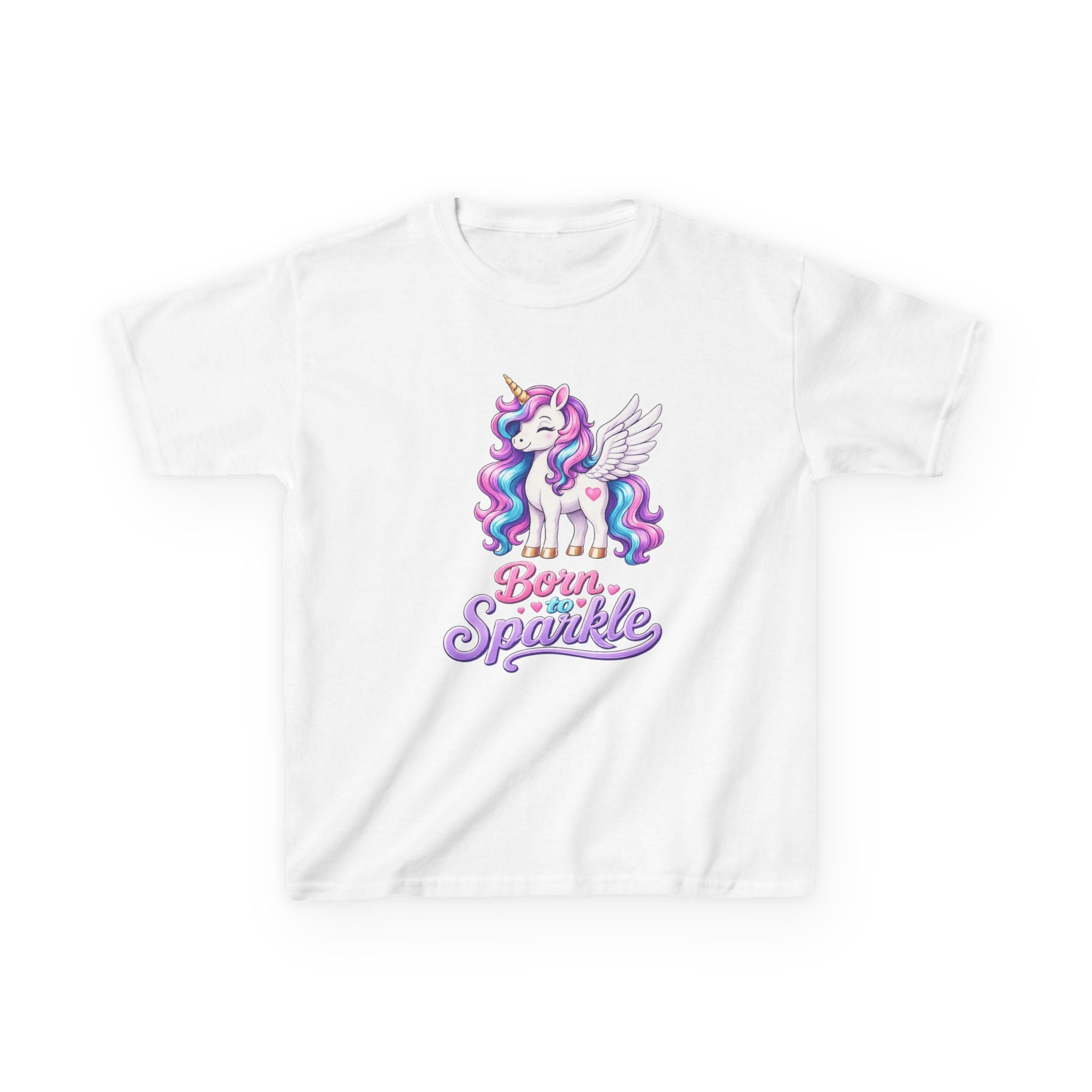 Kids Unicorn T-Shirt – Born to Sparkle Graphic Tee