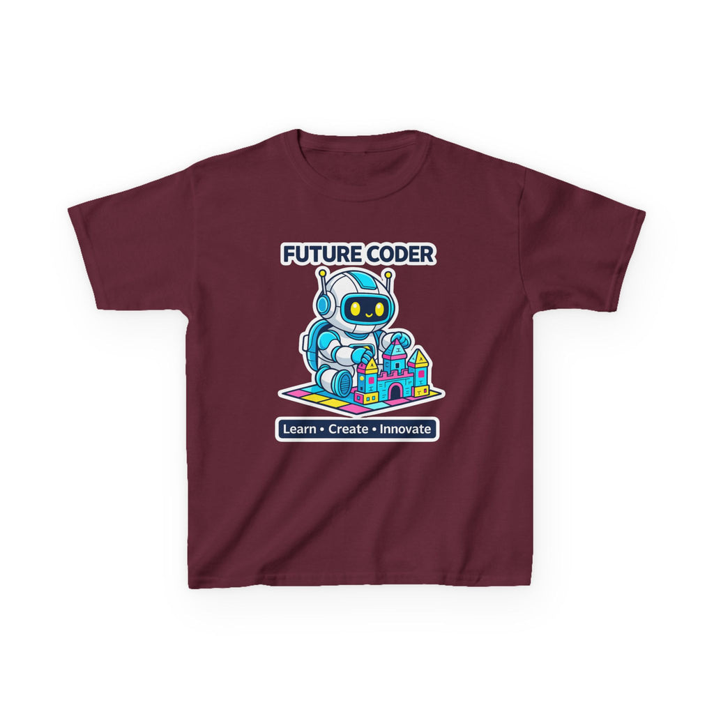 Kids Coding T-Shirt – Future Coder Robot Graphic Tee 2