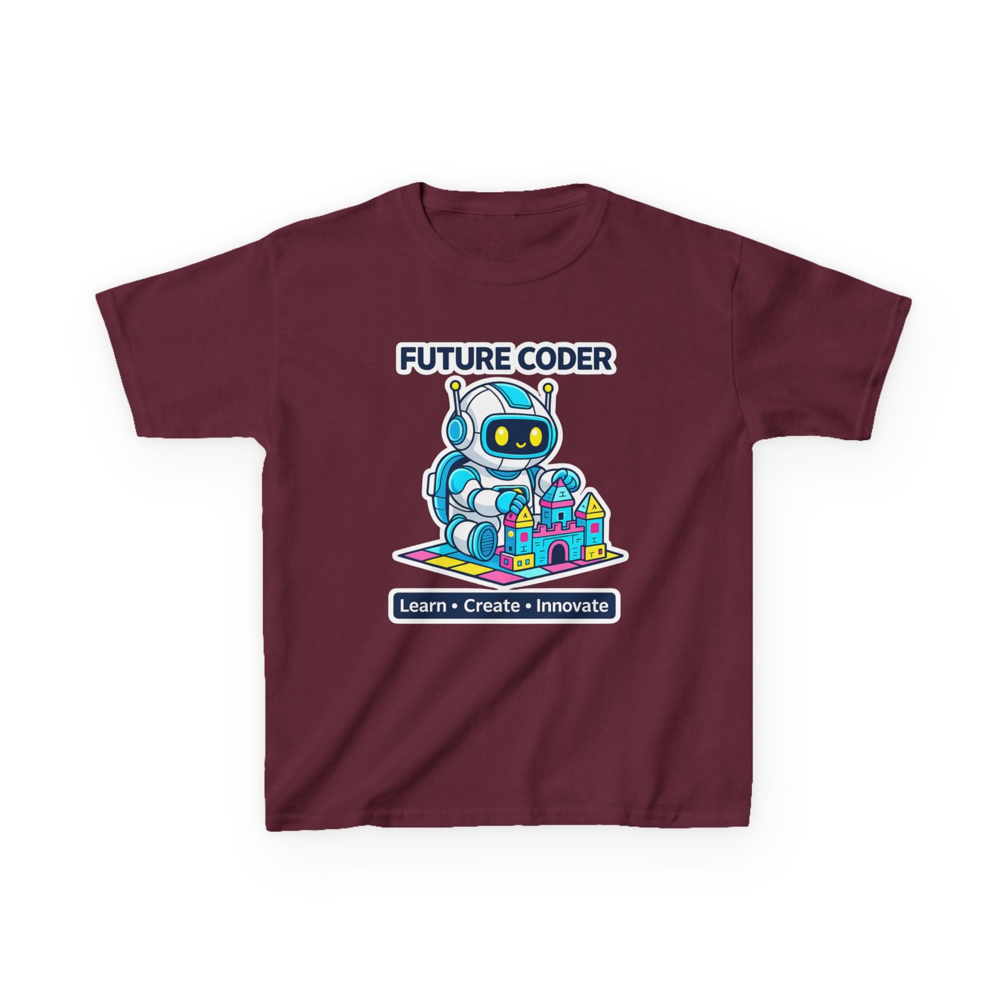 Kids Coding T-Shirt – Future Coder Robot Graphic Tee 2
