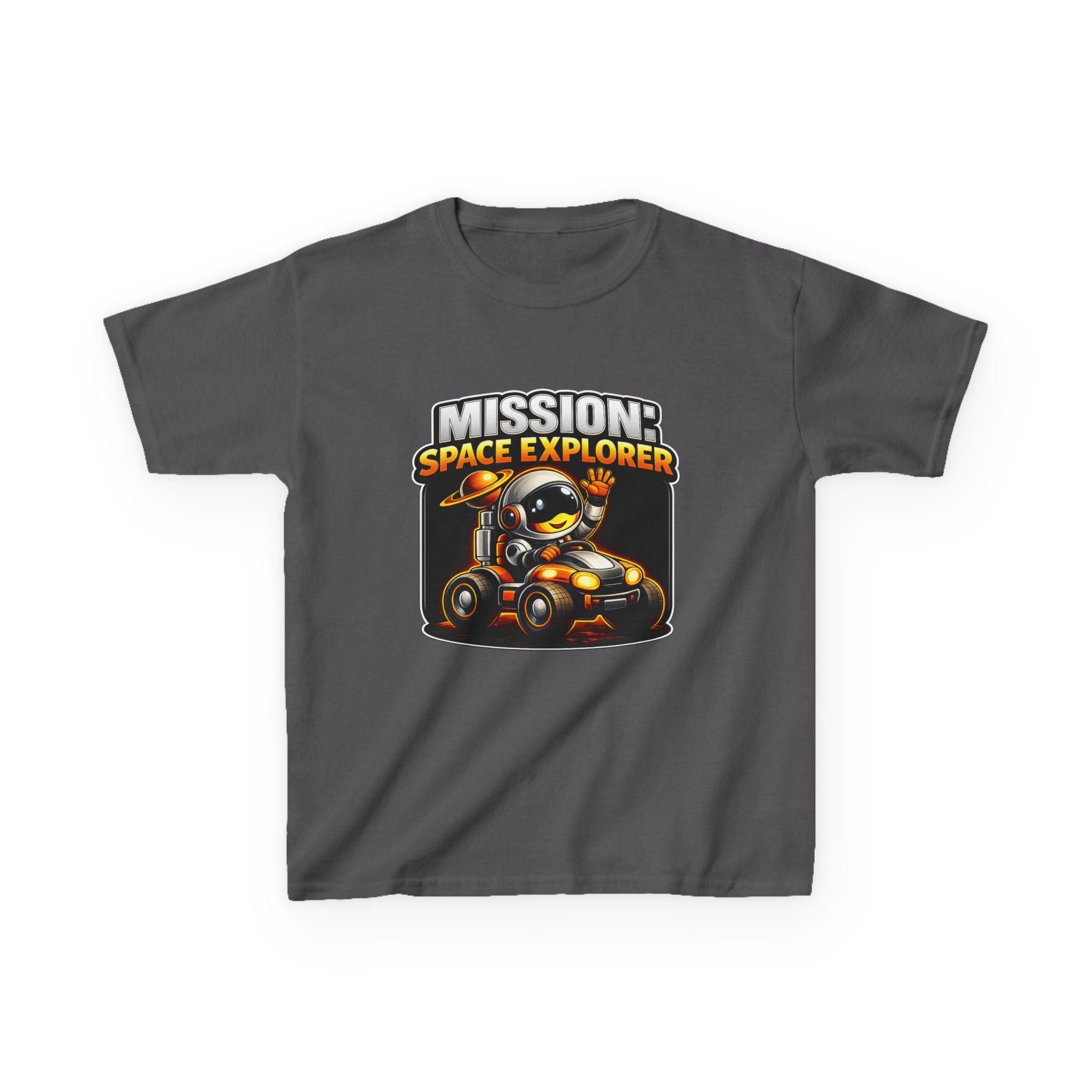 Kids Space T-Shirt — 'Mission: Space Explorer' Astronaut Graphic Tee