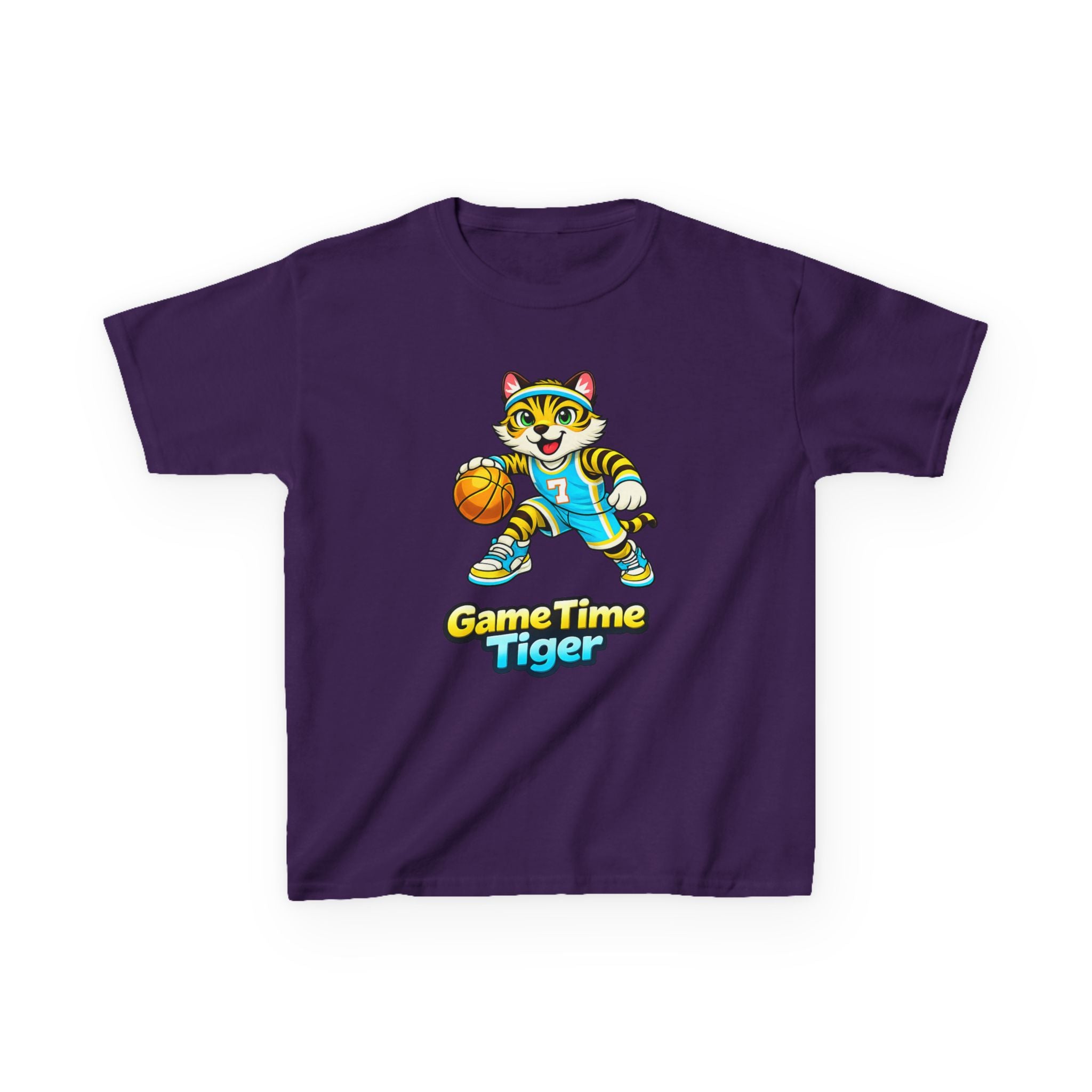 Kids Basketball Tiger T-Shirt – Game Time Graphic Tee