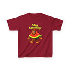 Kids Sasquatch T-Shirt — 'Stay Squatchy!' Watermelon Graphic Tee