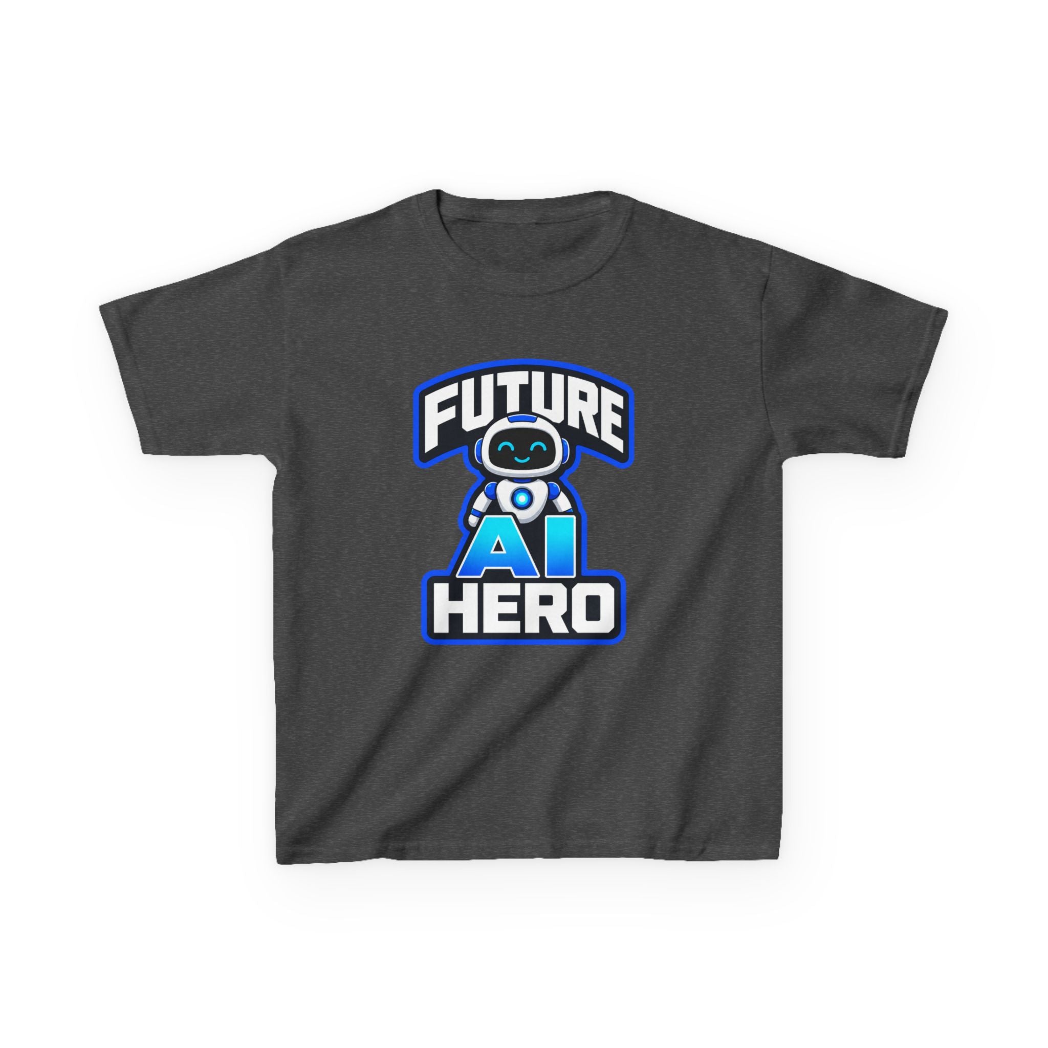 Kids Robot T-Shirt — 'Future AI Hero' STEM Graphic Tee