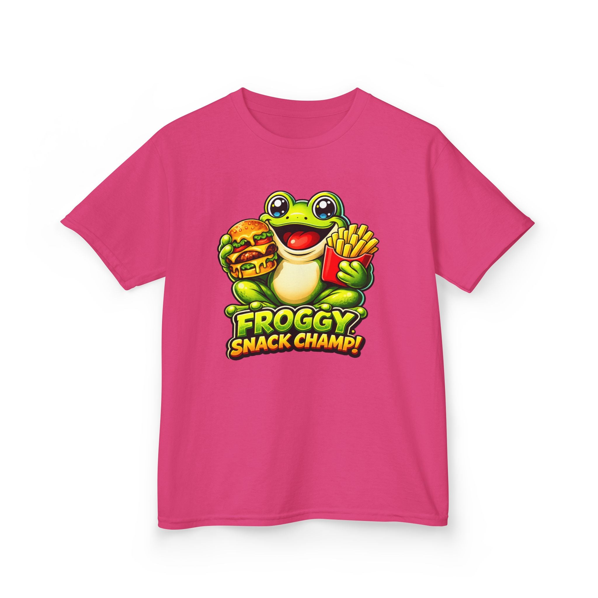 Kids Frog T-Shirt – Froggy Snack Graphic Tee