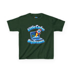 Kidxtr™ Kids Coder T-Shirt — 'Little Coder, Big Dreams' Tech Graphic Tee