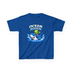 Kids Shark T-Shirt — 'Ocean Rider' Shark & Alien Surf Graphic Tee