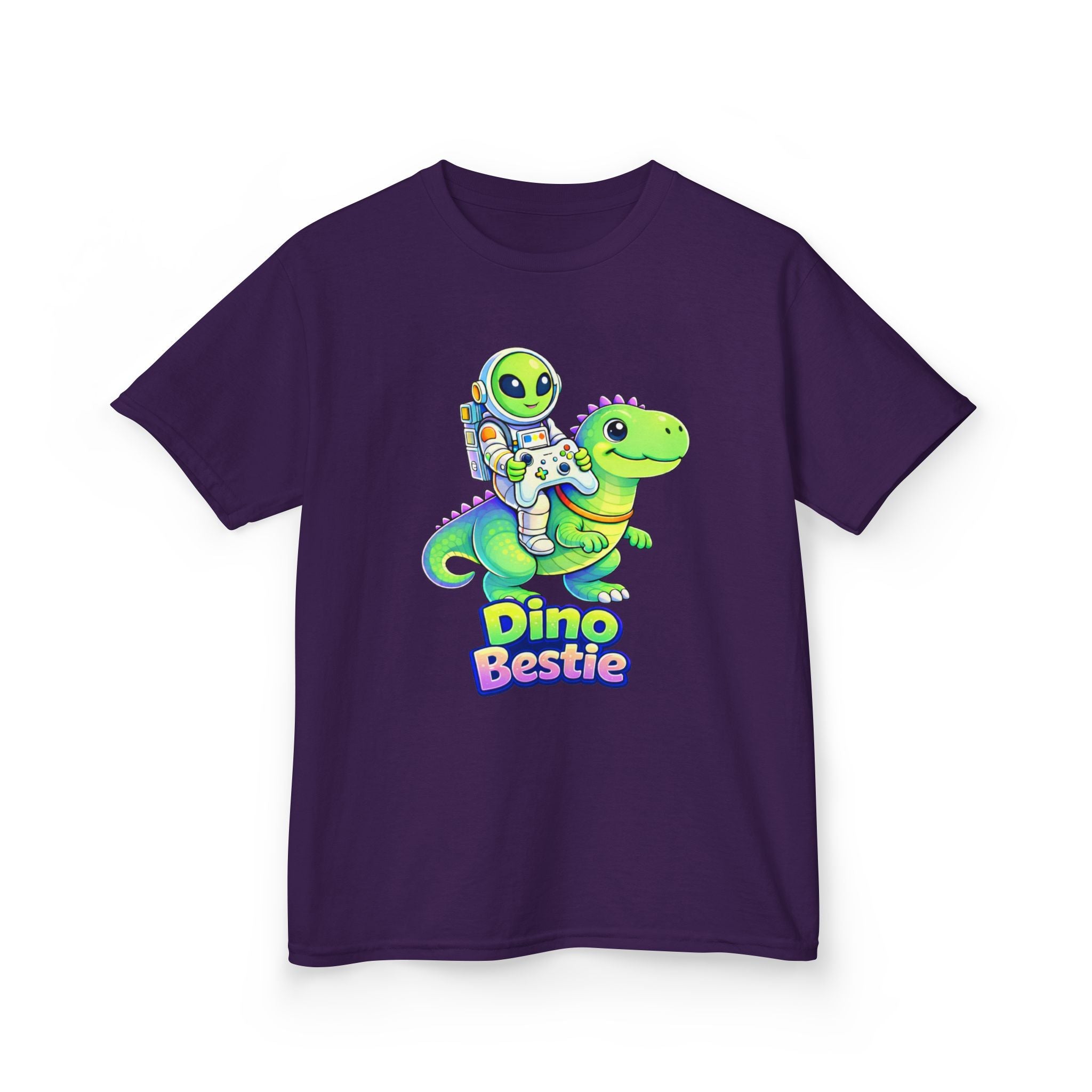 Kids Gamer T-Shirt – Dino Bestie Graphic Tee