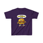 Kids Burger T-Shirt — 'Bun-derful Mood' Skateboard Graphic Tee