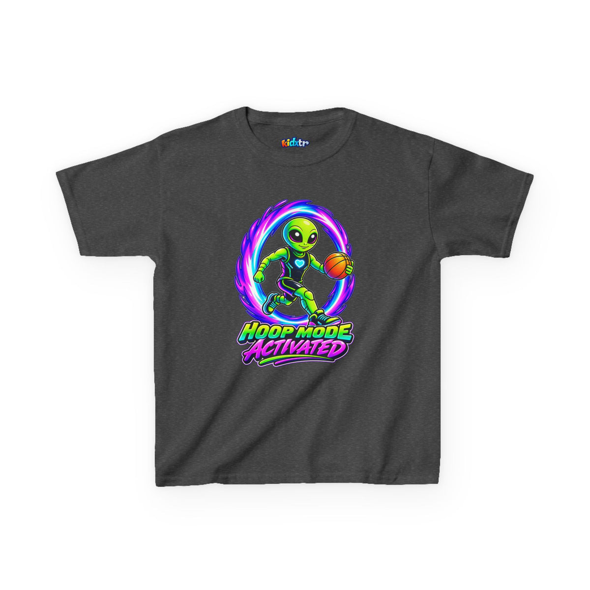 Kidxtr™ Kids Basketball T-Shirt — 'Hoop Mode Activated' Sports Graphic Tee
