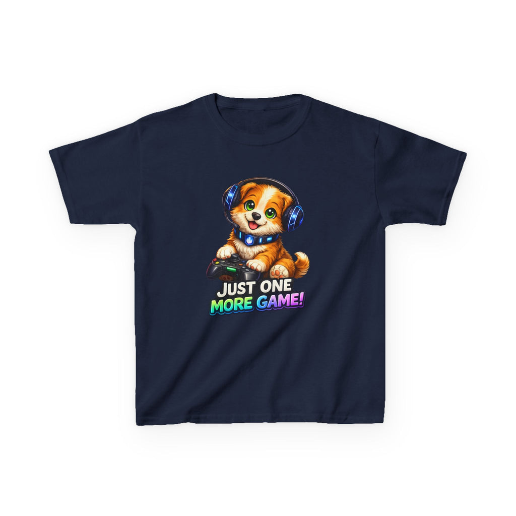 Kids Gamer T-Shirt – Just One More Game Graphic Tee